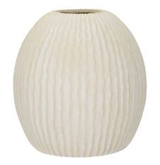 Vase céramique décoratif texture glacée OLA