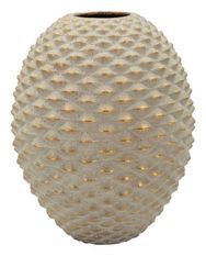 Vase décoratif sphérique relief bijou design LILI