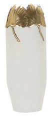 Vase moderne à bordure en forme de feuille, ø 21 x 55 cm
