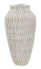 Vase résine décoratif géométrique linéaire GRAPH