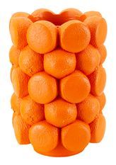 Vase résine décoratif oranges colorées POP