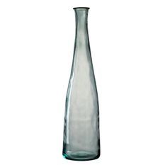 Vase verre vert Uchi H 80 cm