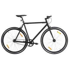 Vélo à pignon fixe noir 700c 51 cm