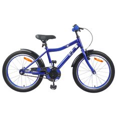 Vélo pour Enfants 18 Pouces pour les 5-7 ans Bleu foncé