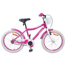 Vélo pour Enfants 18 Pouces pour les 5-7 ans Rose