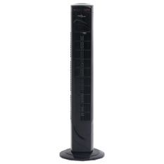 Ventilateur tour avec télécommande et minuterie Φ24x80 cm Noir