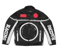 Veste de cross noir enfant Racing