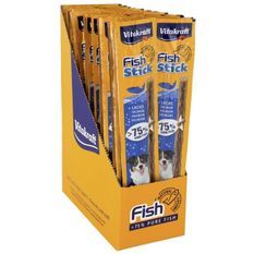 VITAKRAFT Fish Stick Friandise pour chien au poisson - Lot de 50 stick de 15g
