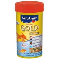 VITAKRAFT Gold Aliment pour poissons rouges en flocons - Lot de 12x100ml
