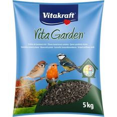 VITAKRAFT Graines tournesol - Pour oiseaux du ciel - 5 kg