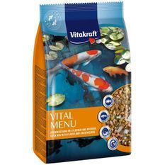VITAKRAFT Pond Menu Vital Alimentation complete pour poissons - Lot de 5x1L