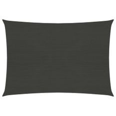 Voile d'ombrage 160 g/m² Anthracite 2,5x3,5 m PEHD