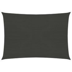 Voile d'ombrage 160 g/m² Anthracite 2,5x3 m PEHD