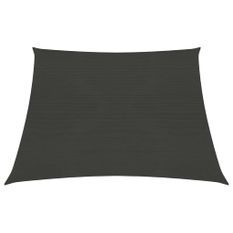 Voile d'ombrage 160 g/m² Anthracite 3/4x3 m PEHD