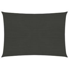 Voile d'ombrage 160 g/m² Anthracite 3,5x4,5 m PEHD