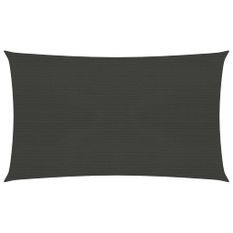 Voile d'ombrage 160 g/m² Anthracite 3,5x5 m PEHD