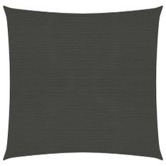 Voile d'ombrage 160 g/m² Anthracite 4,5x4,5 m PEHD