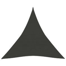 Voile d'ombrage 160 g/m² Anthracite 4,5x4,5x4,5 m PEHD