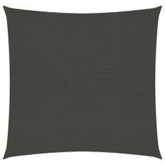Voile d'ombrage 160 g/m² Anthracite 5x5 m PEHD