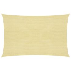 Voile d'ombrage 160 g/m² Beige 2,5x3,5 m PEHD