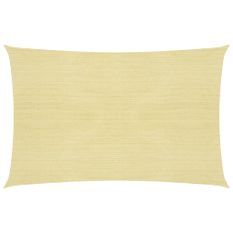 Voile d'ombrage 160 g/m² Beige 2x3 m PEHD