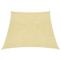 Voile d'ombrage 160 g/m² Beige 3/4x2 m PEHD