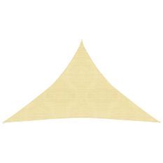 Voile d'ombrage 160 g/m² Beige 3x3x4,2 m PEHD