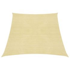 Voile d'ombrage 160 g/m² Beige 4/5x3 m PEHD