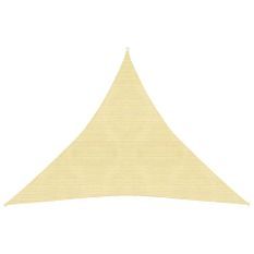 Voile d'ombrage 160 g/m² Beige 4x4x4 m PEHD