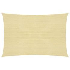 Voile d'ombrage 160 g/m² Beige 4x7 m PEHD