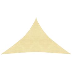 Voile d'ombrage 160 g/m² Beige 5x5x6 m PEHD