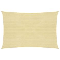 Voile d'ombrage 160 g/m² Beige 5x6 m PEHD