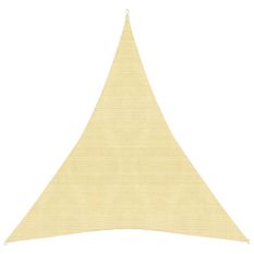 Voile d'ombrage 160 g/m² Beige 5x6x6 m PEHD