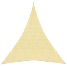 Voile d'ombrage 160 g/m² Beige 5x7x7 m PEHD