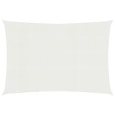 Voile d'ombrage 160 g/m² Blanc 2,5x3,5 m PEHD