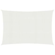 Voile d'ombrage 160 g/m² Blanc 2,5x4,5 m PEHD