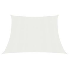 Voile d'ombrage 160 g/m² Blanc 3/4x2 m PEHD