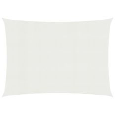 Voile d'ombrage 160 g/m² Blanc 3,5x4,5 m PEHD