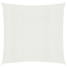 Voile d'ombrage 160 g/m² Blanc 3x3 m PEHD