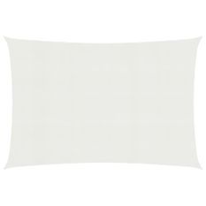 Voile d'ombrage 160 g/m² Blanc 5x7 m PEHD