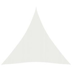 Voile d'ombrage 160 g/m² Blanc 5x7x7 m PEHD