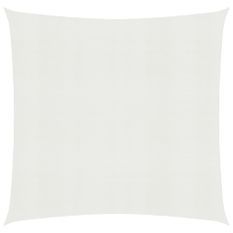 Voile d'ombrage 160 g/m² Blanc 6x6 m PEHD