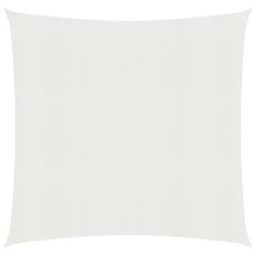Voile d'ombrage 160 g/m² Blanc 7x7 m PEHD