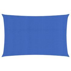 Voile d'ombrage 160 g/m² Bleu 2x5 m PEHD