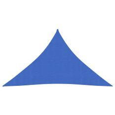 Voile d'ombrage 160 g/m² Bleu 3x3x4,2 m PEHD
