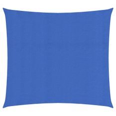 Voile d'ombrage 160 g/m² carré bleu 3x3 m PEHD