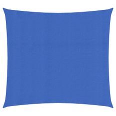 Voile d'ombrage 160 g/m² carré bleu 4,5x4,5 m PEHD