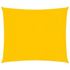 Voile d'ombrage 160 g/m² carré jaune 4x4 m PEHD