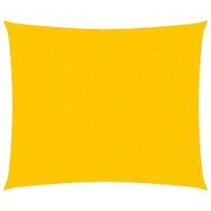 Voile d'ombrage 160 g/m² carré jaune 4x4 m PEHD