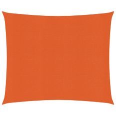 Voile d'ombrage 160 g/m² carré orange 4x4 m PEHD